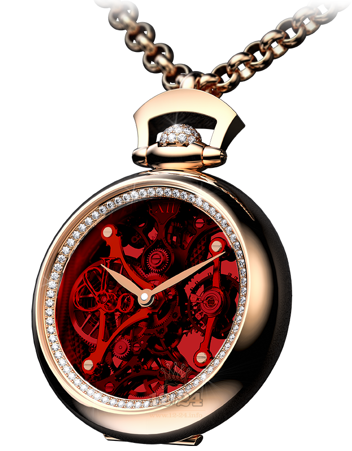 Jacob & Co Ladies Collection Watch BS200.40.RD.QR.A 42 mm Pink gold Case Red Dial