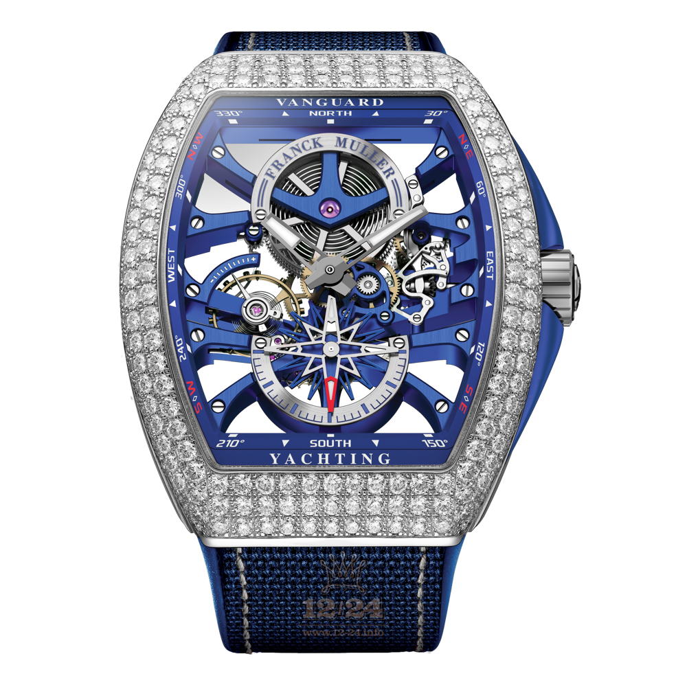Franck Muller Vanguard Watch V 45 S6 SQT ANCRE YACHT D OG 44 mm White gold Case