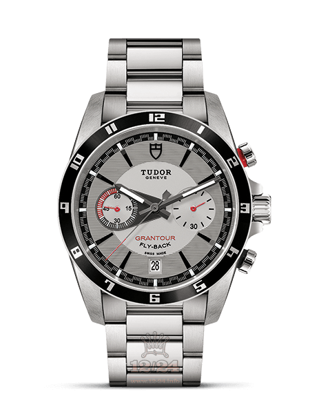 Tudor Grantour Watch M20550N-0008 42 mm Stainless steel Case Gray Silver Dial