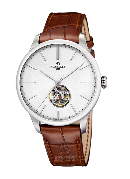 Perrelet First Class Watch A1087/4 42 mm Stainless steel Case White Dial