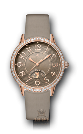 Jaeger-LeCoultre Rendez-Vous Watch 344242J 34 mm Pink gold Case Brown (chocolate) Dial