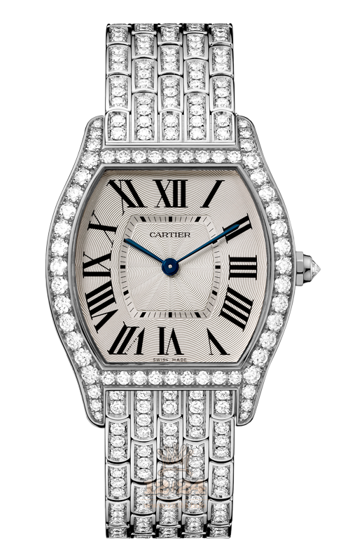 Cartier Tortue Watch HPI00779 39 mm White gold Case Silver Dial