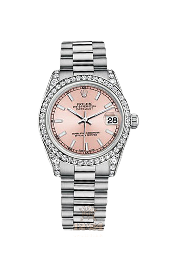 Rolex Datejust Watch 178159-0069 31 mm White gold Case Pink Dial