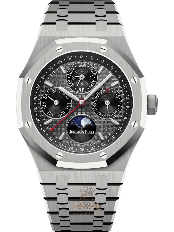 Audemars Piguet Royal Oak Watch 26609TI.OO.1220TI.01 41 mm Titanium Case Gray Dial