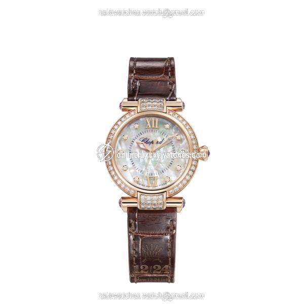 Chopard Imperiale Watch 384319-5010 29 mm Pink gold Case White Dial