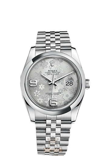 Rolex Datejust Watch 116200-0085 36 mm Stainless steel Case Silver Dial