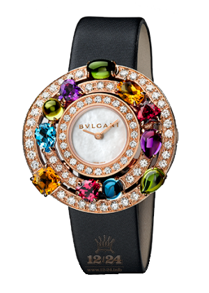 Bvlgari Astrale Watch 102011 AEP36D2CWL 36 mm Pink gold Case White Dial