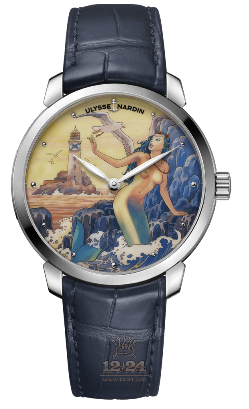Ulysse Nardin Classic Watch 3203-136LE-2/MANARA.10 40 mm Stainless steel Case Painted Dial