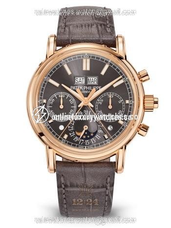 Patek Philippe Grand Complications Watch 5204R-01 40 mm Pink gold Case Gray Dial