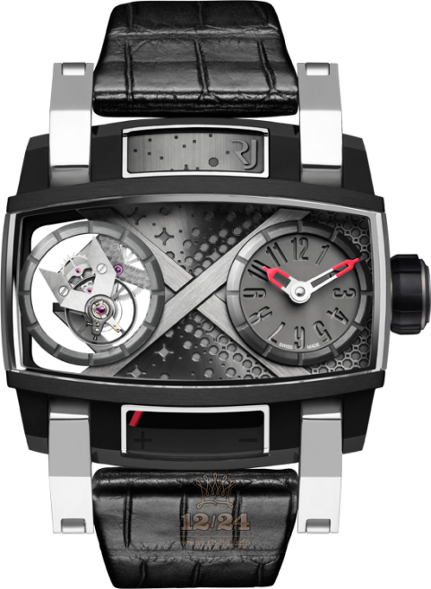 Romain Jerome Air Watch RJ.M.TO.MO.002.01 48 mm Stainless steel PVD coating Case Gray Dial