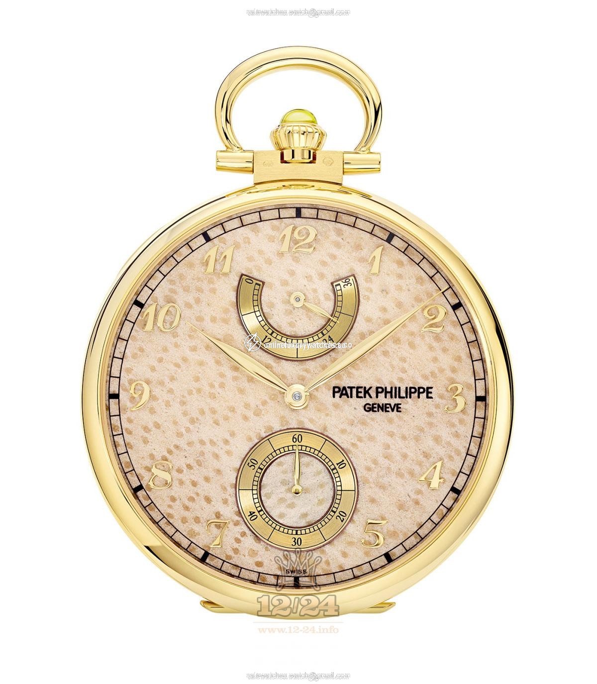 Patek Philippe Rare Handcrafts Watch 982/185J-001 Yellow gold Case Pink Dial