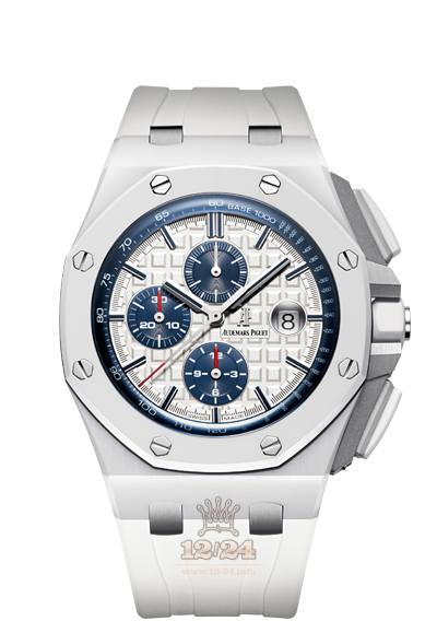 Audemars Piguet Royal Oak Offshore Watch 26402CB.OO.A010CA.01 44 mm Ceramics Case White Dark blue Dial