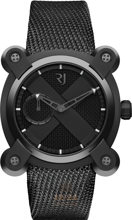 Romain Jerome Air Watch RJ.M.AU.IN.020.02 40 mm Stainless steel PVD coating Case Black Dial