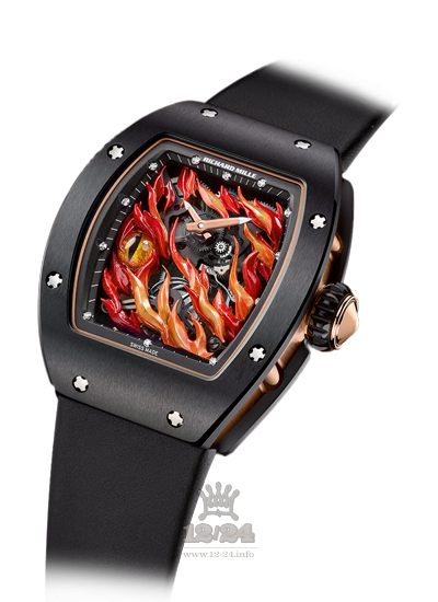 Richard Mille Limited Editions Watch RM026-02 Evil Eye 48 mm Pink gold Ceramics Case