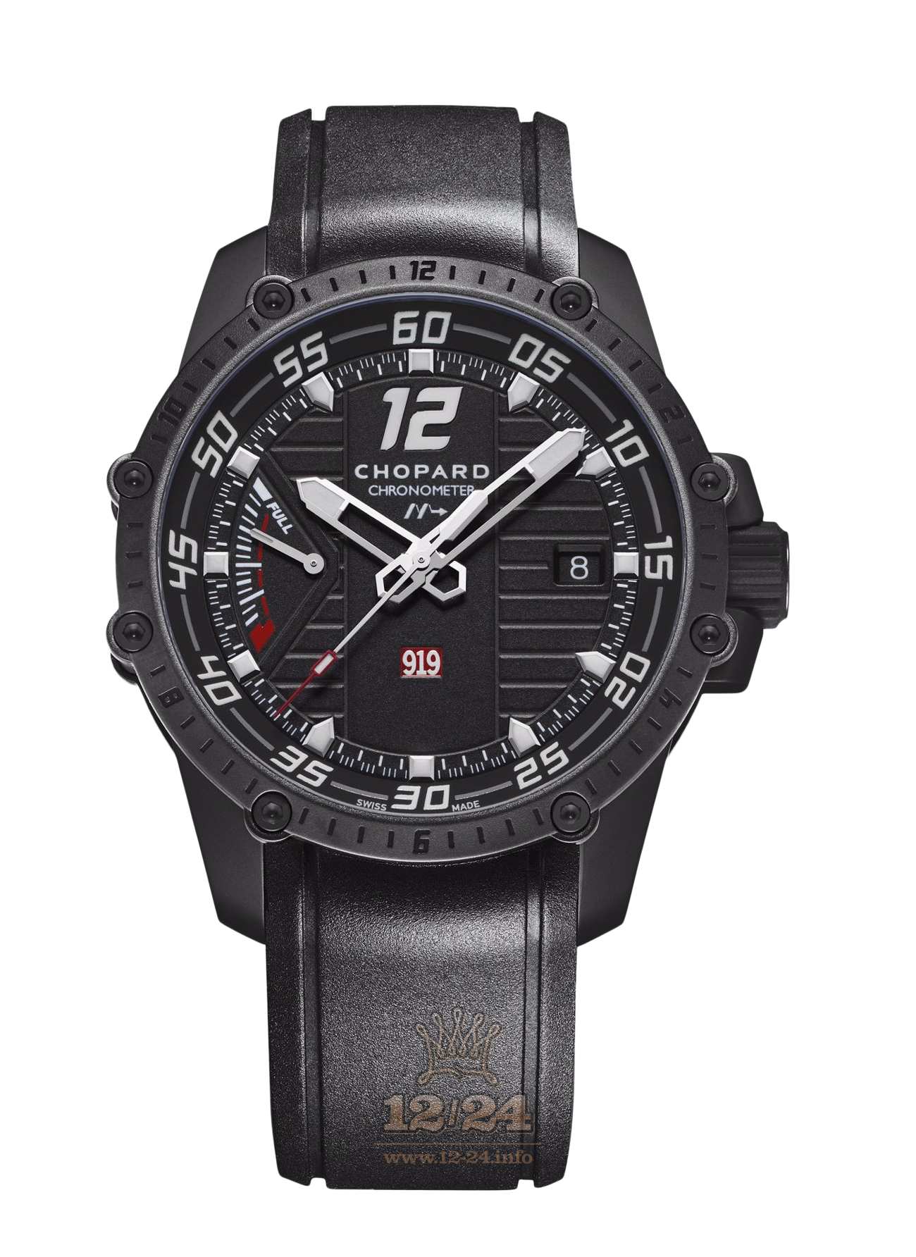 Chopard Classic Racing Watch 68593-3001 45 mm Titanium Case Black Dial