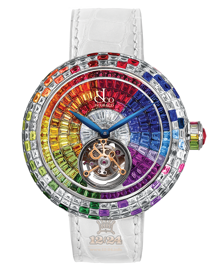 Jacob & Co High Jewelry Masterpieces Watch 210.543.30.HX.GR.UPA 47 mm White gold Case