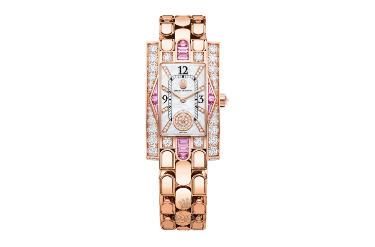 Harry Winston The Avenue Collection Watch AVEQHM21RR126 36 mm Pink gold Case White Dial