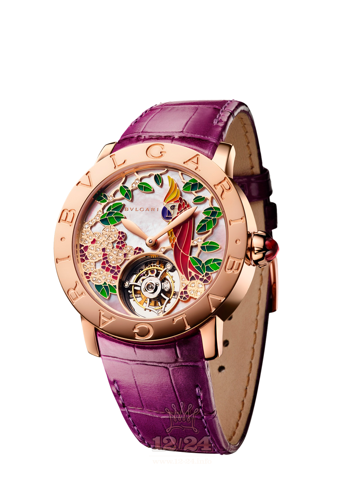 Bvlgari Bvlgari Bvlgari Watch 102403 BBLP37PDC2GLTB 37 mm Pink gold Case Pink Dial