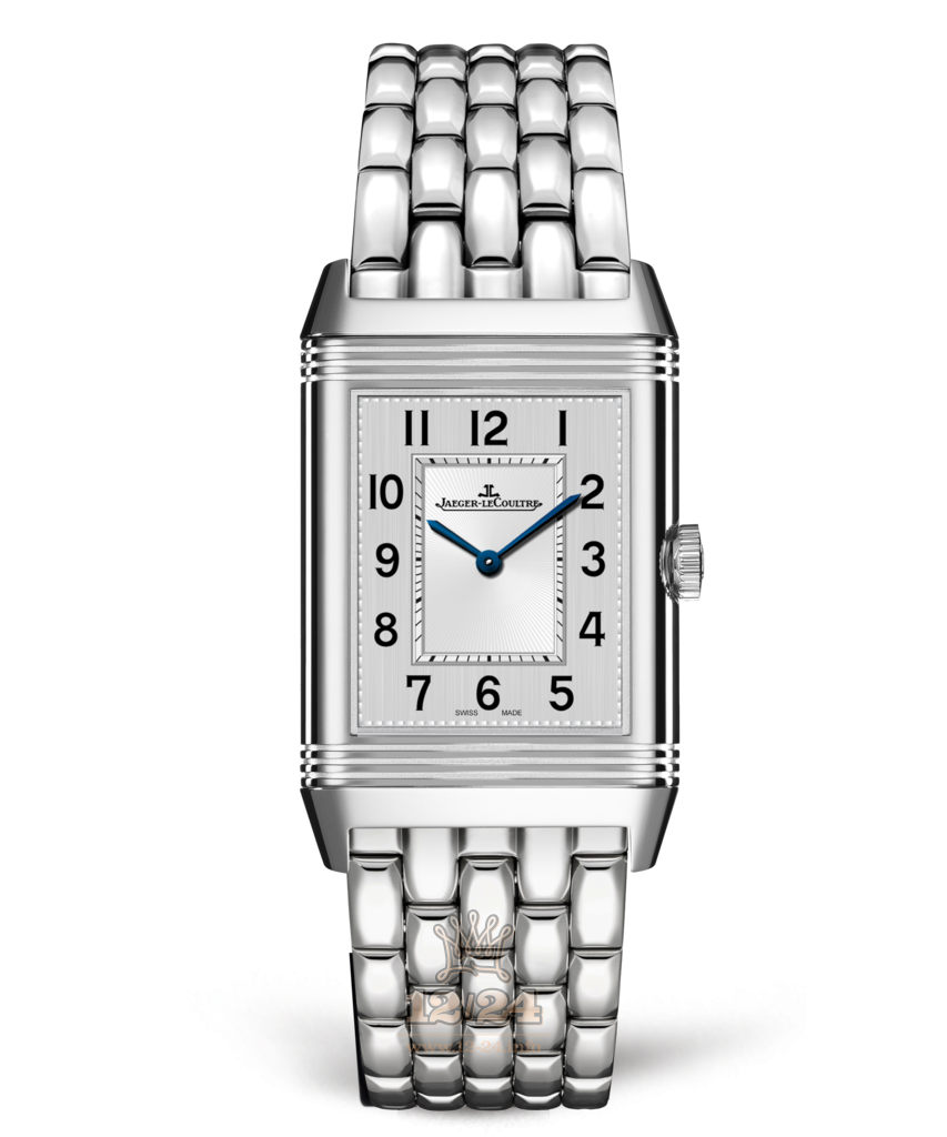 Jaeger-LeCoultre Reverso Watch 2588120 40 mm Stainless steel Case Black Silver Dial