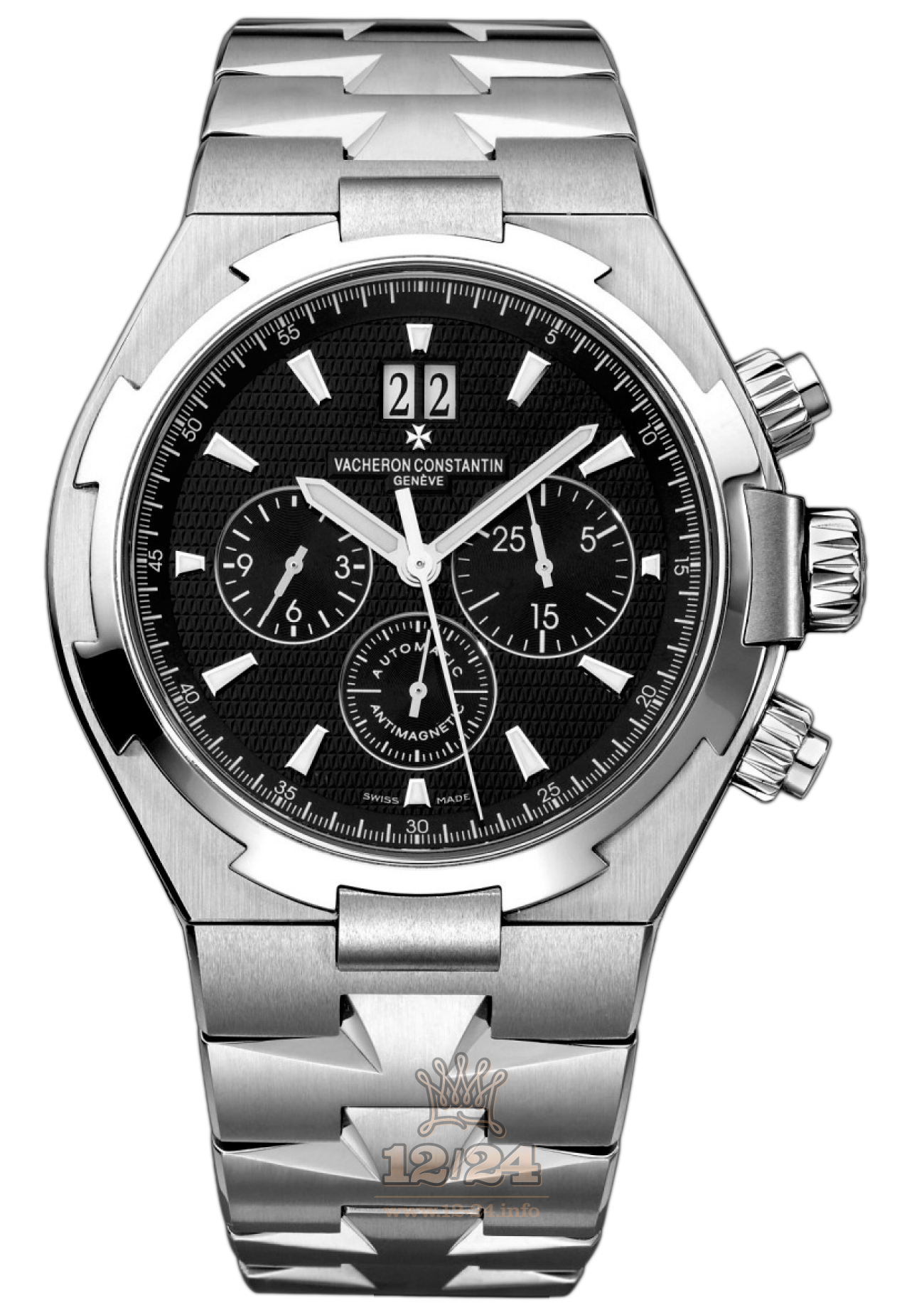 Vacheron Constantin Overseas Watch 49150/B01A-9097 42 mm Stainless steel Case Black Dial