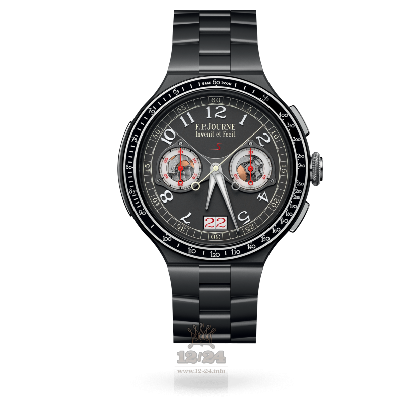 F.P.Journe Linesport Watch chronographe rattrapante t 44 mm Titanium Case Black Dial