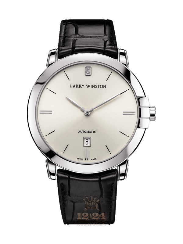 Harry Winston Midnight Collection Watch MIDAHD42WW001 42 mm White gold Case Silver Dial