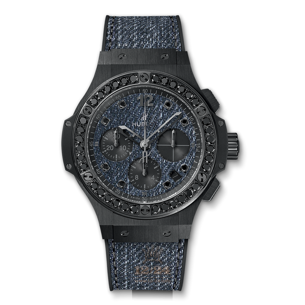 Hublot Big Bang Watch 341.CX.2740.NR.1200.JEANS 41 mm Ceramics Case Black Dark blue Dial