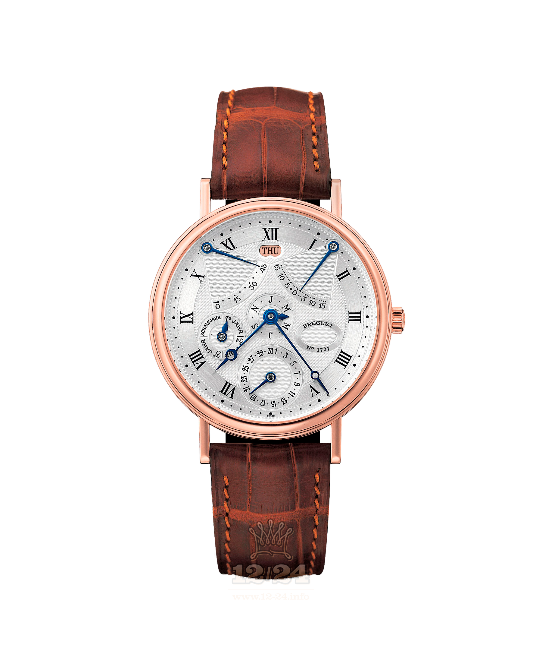 Breguet Classique Complications Watch 3477BR/1E/986 35 mm Pink gold Case White Dial