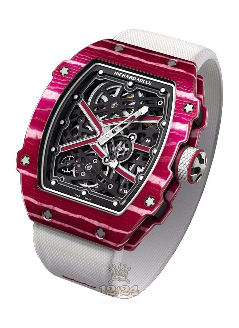 Richard Mille Men's Collection Watch RM67-02 FQ/002 MUTAZ 48 mm Gray Silver Dial
