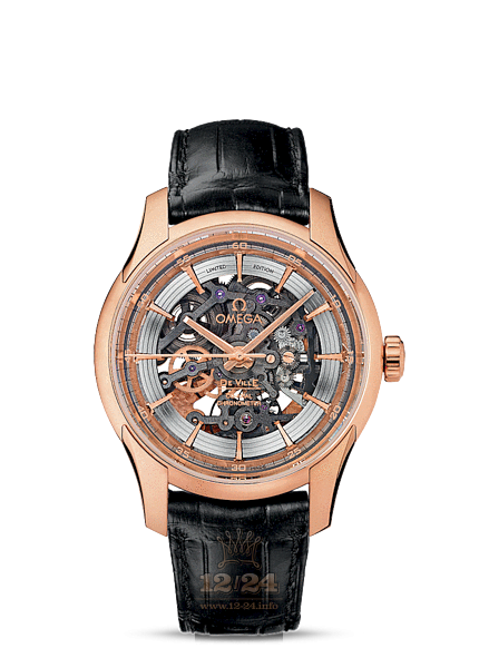Omega Hour Vision Watch 431.53.41.21.64.001 41 mm Pink gold Case