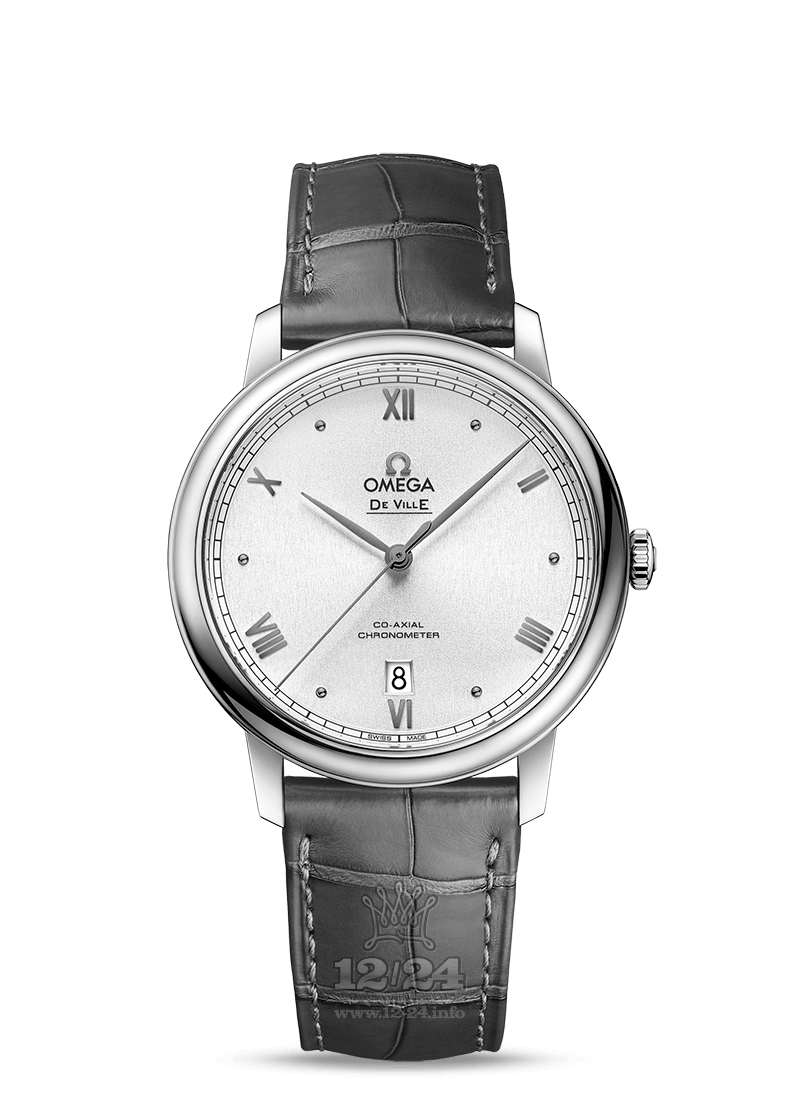 Omega De Ville Watch 424.13.40.20.02.007 40 mm Stainless steel Case Silver Dial