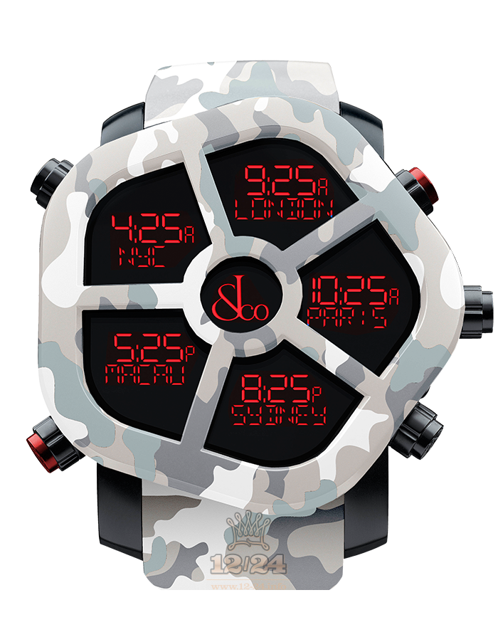 Jacob & Co Gents Collection Watch GH100.11.NS.PC.ANS4D 47 mm Carbon Case Black Dial