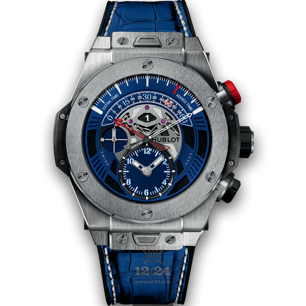 Hublot Big Bang Watch 413.NX.1129.LR.PSG15 45 mm Titanium Case Dark blue Dial
