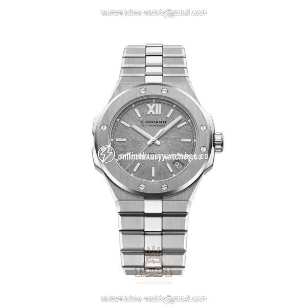 Chopard Alpine Eagle Watch 298600-3005 41 mm Titanium Case Gray Dial