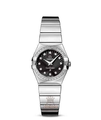 Omega Constellation Watch 123.15.24.60.51.002 24 mm Stainless steel Case Black Dial