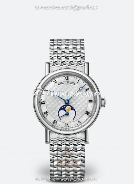 Breguet Classique Watch 9087BB/52/BC0 30 mm White gold Case Silver Dial