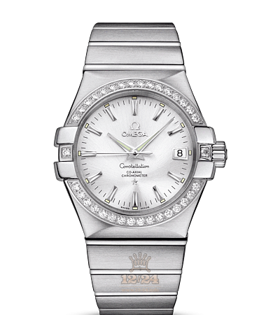 Omega Constellation Watch 123.15.35.20.02.001 35 mm Stainless steel Case Silver Dial