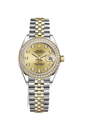 Rolex Datejust Watch 279383rbr-0011 28 mm Steel / Yellow gold Case Golden Dial
