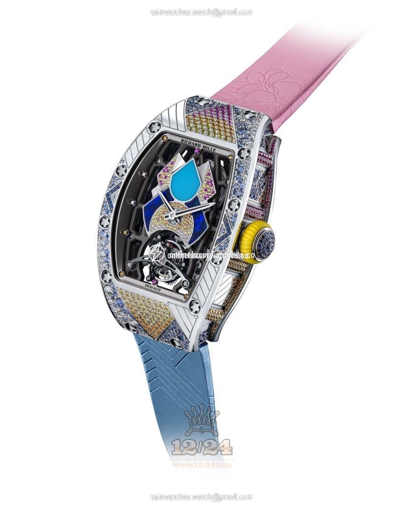 Richard Mille Women's Collection Watch RM 71-02 Jane 52 mm White gold Case