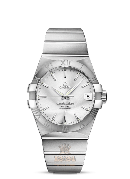 Omega Constellation Watch 123.10.38.21.02.001 38 mm Stainless steel Case Silver Dial