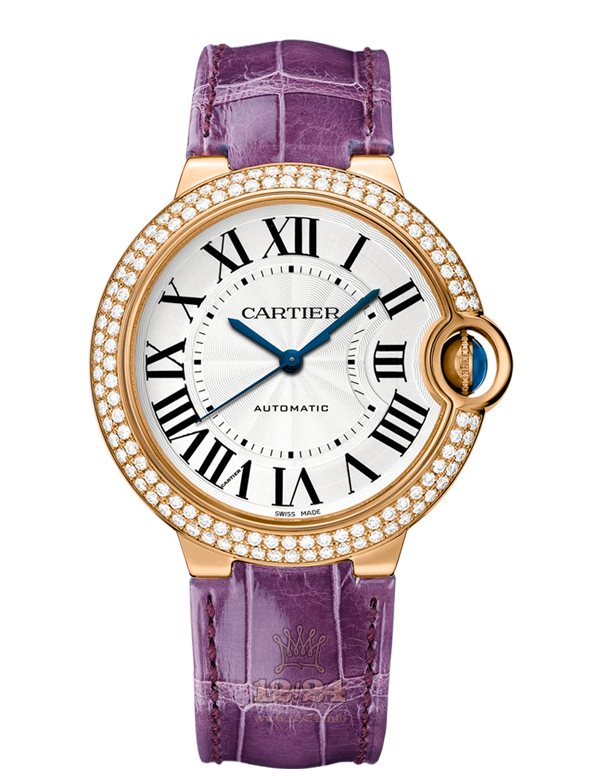 Cartier Ballon Bleu de Cartier Watch WE900551 36 mm Pink gold Case Silver Dial
