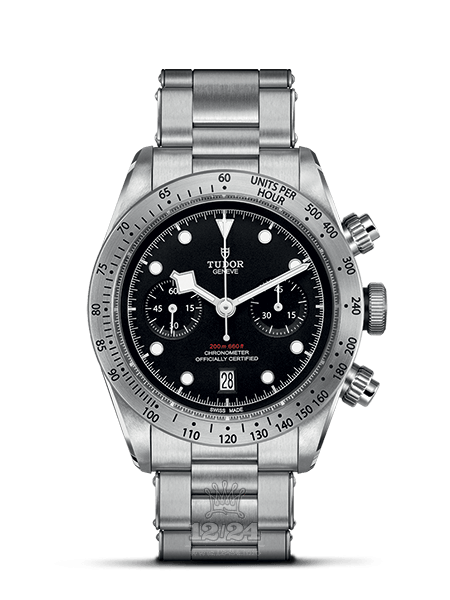Tudor Black Bay Chrono Watch M79350-0001 41 mm Stainless steel Case Black Dial