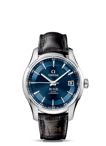 Omega Hour Vision Watch 431.33.41.21.03.001 41 mm Stainless steel Case Dark blue Dial