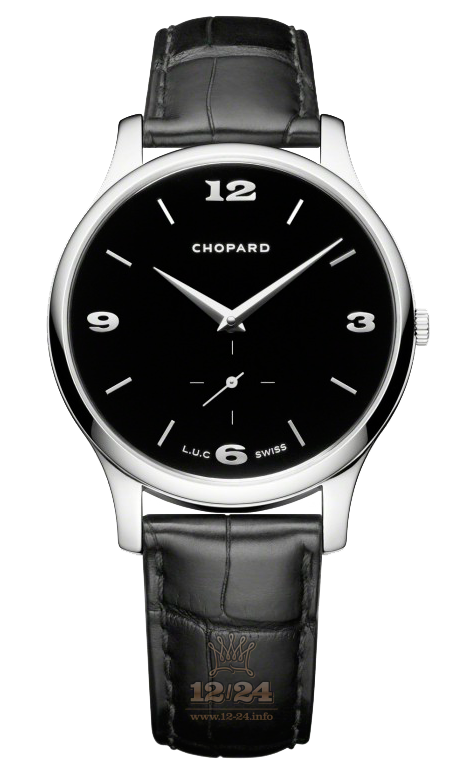 Chopard L.U.C Watch 161920-1001 40 mm White gold Case Black Dial