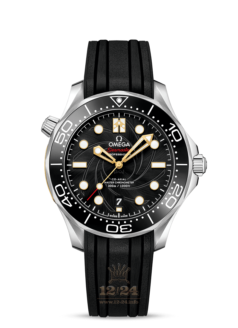 Omega Seamaster Watch 210.22.42.20.01.004 42 mm Stainless steel Case Black Dial