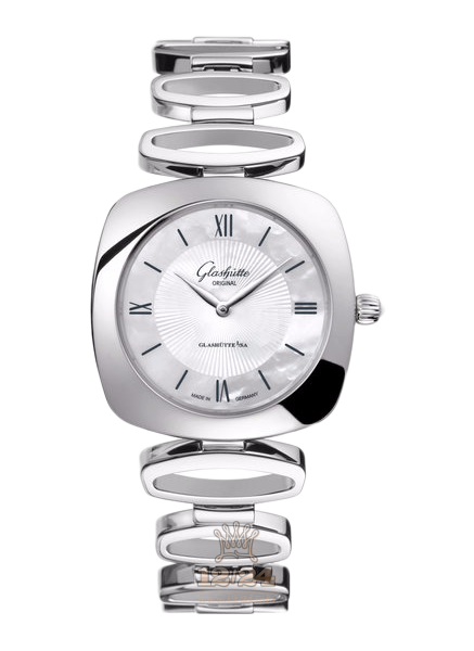 Glashutte Ladies Watch 1-03-02-05-02-14 31 mm Stainless steel Case White Dial