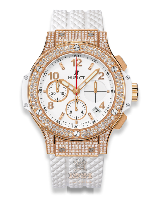 Hublot Big Bang Watch 341.PE.230.RW.174 Red gold Case White Dial