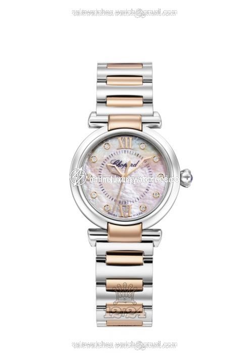 Chopard Imperiale Watch 388563-6014 29 mm Steel / Pink gold Case Pink Dial