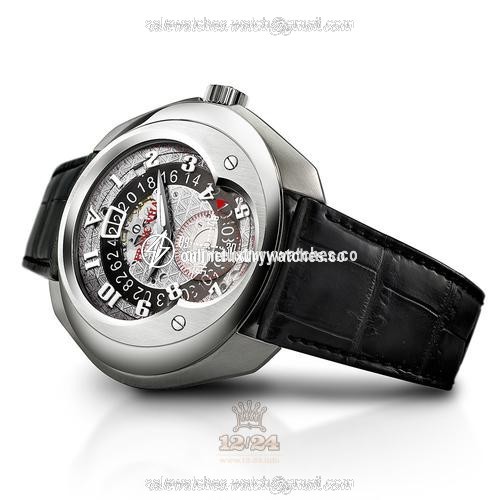 Franc Vila Neo Alta Watch 61N.Ti.001 49 mm Titanium DLC coating Case Gray Silver Dial