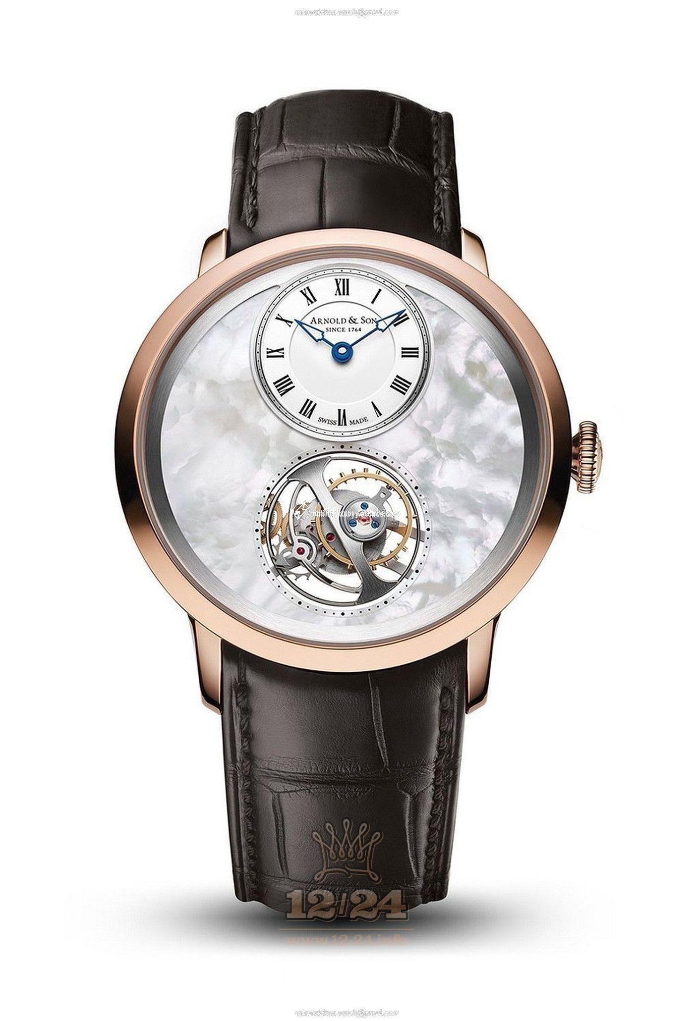 Arnold Son Instrument Collection Watch 1UTAR.M01A.C120A Red gold Case White Dial